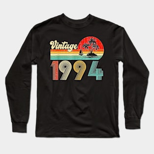 Vintage 1994 Funny 30th Birthday Gifts 30 Years Old Retro T-Shirt Long Sleeve T-Shirt